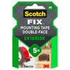 3M Scotch-Fix Exterior Mounting Tape 19mm x 1.5M 5kg Max For Mirror and Interior