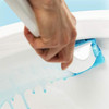 Duck Fresh Brush Toilet Starter Kit with Storage Holder and 4 Flushable Pads