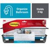 3M BATH31-MB Command Bathroom Shower Caddy Storage Organiser Matte Black