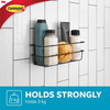 3M BATH31-MB Command Bathroom Shower Caddy Storage Organiser Matte Black