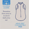 SwaddleMe Soft Pod Arms Free Convertible Tumbling Tulips For 4-6 months Kids