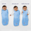 SwaddleMe Soft Pod Arms Free Convertible Tumbling Tulips For 4-6 months Kids