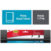 3M Command Bathroom Hang Hand Towel Bar Holds Up To 1.3kg Matte Black