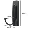 3M Command Bathroom Large Double Bath Hook Holds up to 4kg Matte Black
