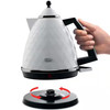De'Longhi KBJ3001W Brilliante 1.7L Kettle with 360° Swivel Base - White
