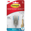 Command Bath Small Hook Satin Nickel Metal 450g For Hanging Items In Bathroom