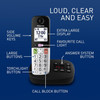 Panasonic KXTGU430EB Big Button Digital Cordless Telephone withAnswering Machine