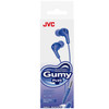 JVC HAFX7MAN Gumy Plus In Ear Headphones with Mic & Remote - Blue