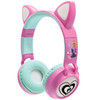 Lexibook HPBTKTBB Barbie Bluetooth Foldable Headphones with LED Lights - Pink