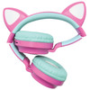 Lexibook HPBTKTBB Barbie Bluetooth Foldable Headphones with LED Lights - Pink
