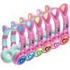 Lexibook HPBTKTBB Barbie Bluetooth Foldable Headphones with LED Lights - Pink