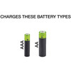 Lloytron B1508 Ultra Fast AA/AAA Battery Charger For NiMH Batteries