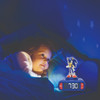 Lexibook RL800SN 3D Hedgehog Sonic Childrens Clock with Night Light - Blue