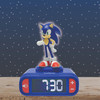 Lexibook RL800SN 3D Hedgehog Sonic Childrens Clock with Night Light - Blue