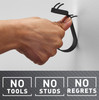 3M CLAW Drywall Hook 7kg For Hang Backpacks Jackets - Towels and Home Decor