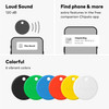 Chipolo POP Bluetooth Tracker 4-Pack Loud Finder Apple Google Compatible Coloured