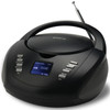 Groov-e GVPS763BK DAB Boombox Portable CD Player with DAB/FM Radio - Black