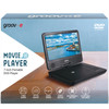 Groov-e GVDP01BK 7 inch Portable DVD Player with Swivel Screen - Black