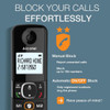 Alcatel Digital Cordless Phone with Answering Machine & Smart Call Block - Black