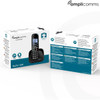 AmpliComms BigTel 1500 Solo Digital Cordless Phone with Amplified Audio - Black