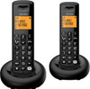 Alcatel Digital Twin Cordless Phone with Answering Machine & Call Block - Black