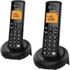 Alcatel Digital Twin Cordless Phone with Answering Machine & Call Block - Black