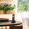 Alcatel Digital Triple Cordless Phone with Answering Machine & Call Block- Black