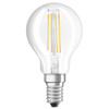 Osram LED 4W E14 Filament Clear Glass Mini Globe SES Bulb - Twin Pack