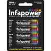 Rechargeable AA Ni-MH Batteries 1300mAh - 4 Pack