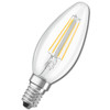 Osram LV330511, LED 40W Filament Clear Glass Candle SES Bulb - Twin Pack