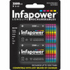 Infapower B006 Rechargeable D Ni-MH Batteries 2500mAh - 2 Pack