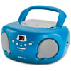Groov-e Original Boombox Portable CD Player & Radio Blue with Chidrens Stories CD