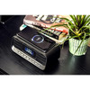 Zeus DAB/FM Clock Radio with Wireless Charging Pad & Bluetooth - Black