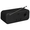 Zeus DAB/FM Clock Radio with Wireless Charging Pad & Bluetooth - Black