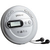 Groov-e GVPS210SR Retro Series Personal CD Player with FM Radio - Silver