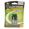 Lloytron Rechargeable PP3 9V Ni-MH Batteries 250mAh
