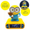 Despicable Me Minions Childrens Clock with Night Light