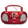 Groov-e Original Boombox Portable CD Player & Radio Red with Chidrens Stories CD