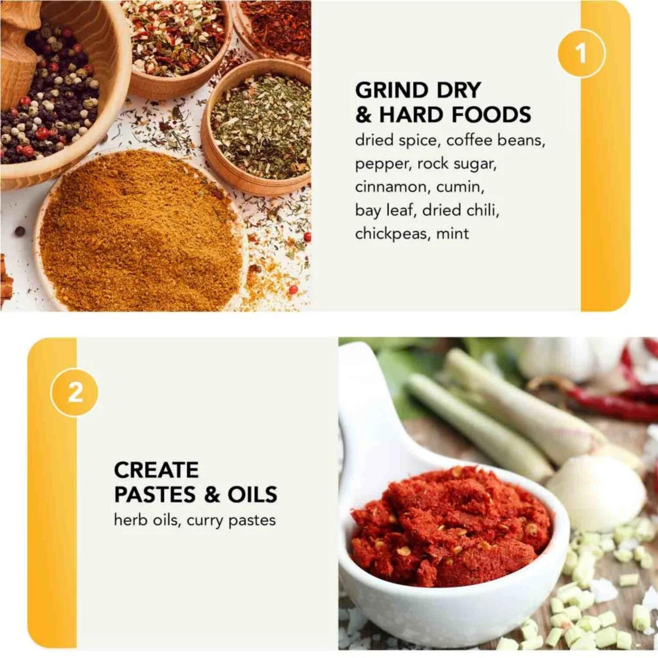 Wahl James Martin Grind Chop Grinder 200W Coffee Spice Nuts