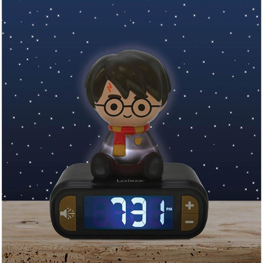 Harry Potter Childrens Clock with Night Light
