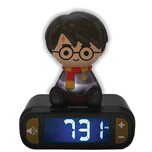 Harry Potter Childrens Clock with Night Light