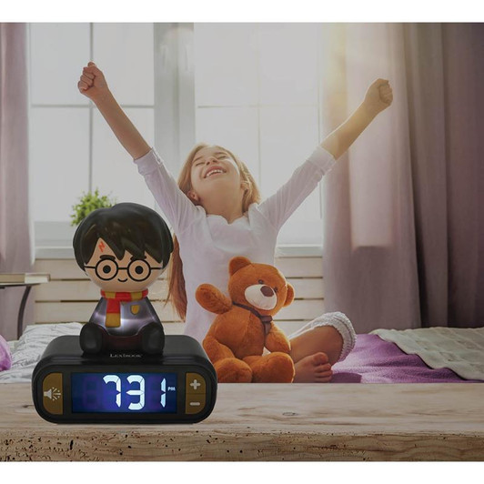 Harry Potter Childrens Clock with Night Light