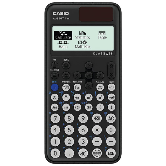 Casio ClassWiz GCSE Scientific Calculator Dual Powered - Black