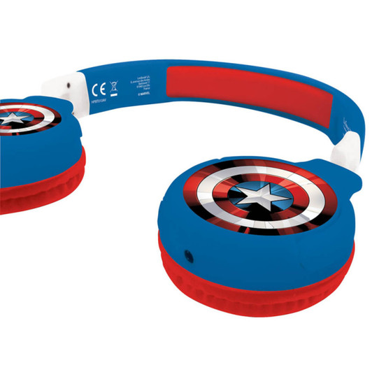 Lexibook HPBT010AV Marvel Avengers Bluetooth & Wired Foldable Headphones