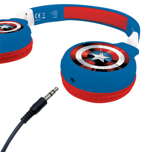 Lexibook HPBT010AV Marvel Avengers Bluetooth & Wired Foldable Headphones