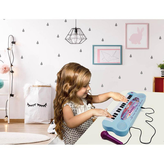 Disney Frozen II Electronic Keyboard with Mic and Line-In Cable (32 keys)
