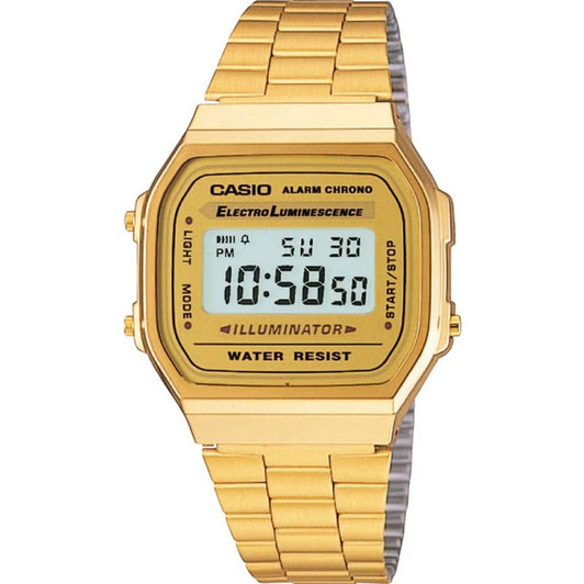 Casio A168WG-9EF Classic Digital Watch - Gold