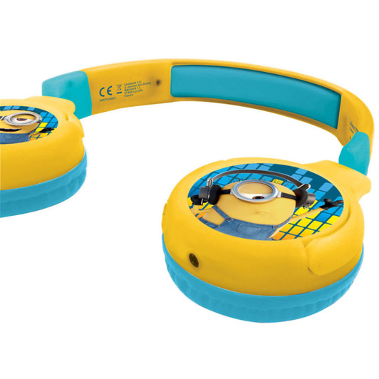 Lexibook HPBT010DES Despicable Me Minions Bluetooth & Wired Foldable Headphones