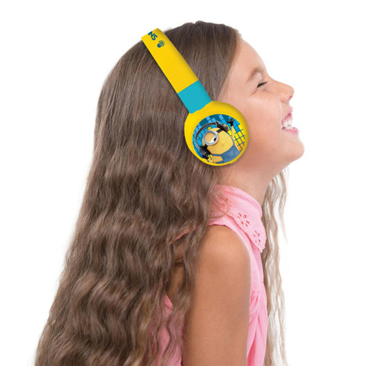 Lexibook HPBT010DES Despicable Me Minions Bluetooth & Wired Foldable Headphones