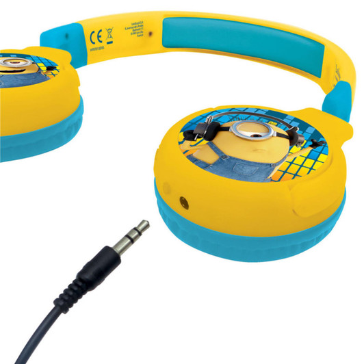Lexibook HPBT010DES Despicable Me Minions Bluetooth & Wired Foldable Headphones